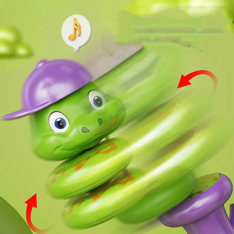 Balance Rotating Snake & Duck Whistle Toy from Giggly Groves – Colorful, interactive plastic toy for kids aged 2 and above, designed for sensory development, hand-eye coordination, and fun learning.