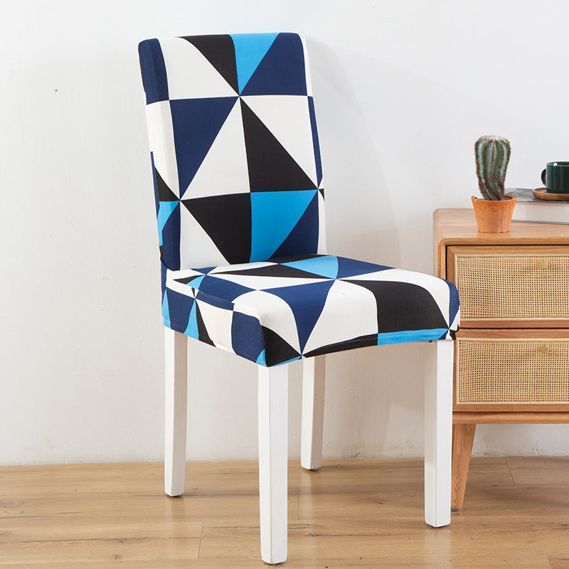 New Printed Elastic Chair Cover – Antifouling & Protective. Ideal for hotels and households. Available at Giggly Groves.