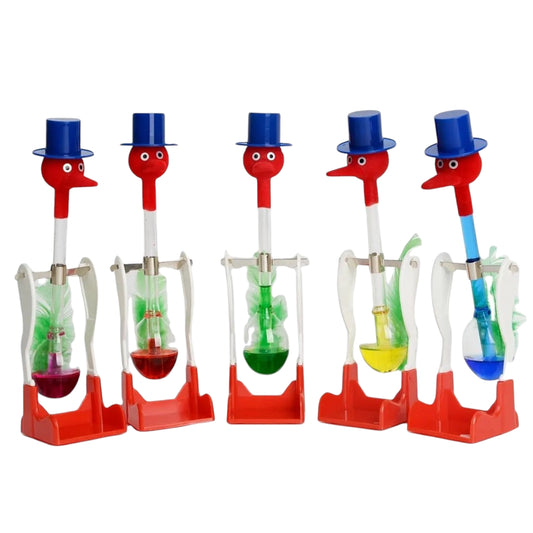 Engaging Perpetual Motion Drinking Bird Toy - Educational Desk Decor