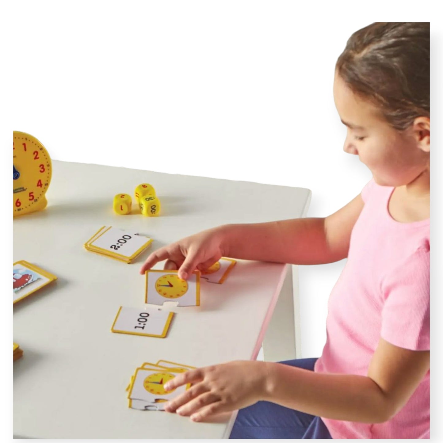 Learning Resources Big Time Mini Clock – Colorful Educational Toy for Kids to Learn Time-Telling with Movable Hands and Activity Guide | Giggly Groves