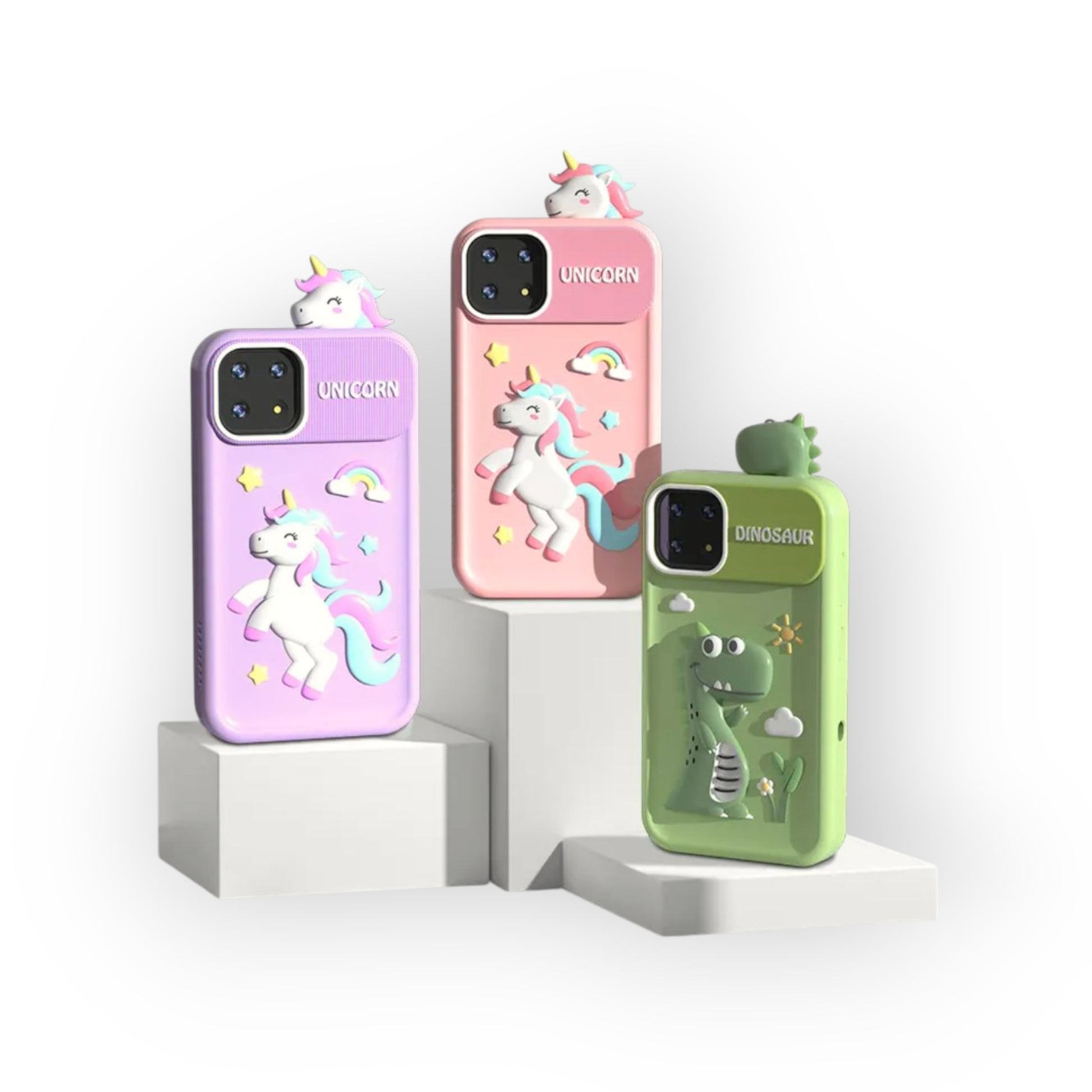 Kids 4G Smart Toy Phone with 2.8-inch Touch Screen, Toy Camera, Bead Learning Features, and Cute Dinosaur & Unicorn Cases – Educational Desktop Mobile for Toddlers, Available at Giggly Groves