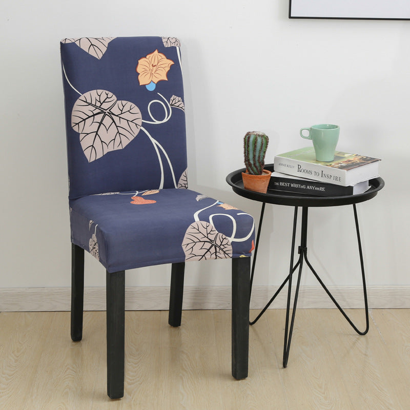 New Printed Elastic Chair Cover – Antifouling & Protective. Ideal for hotels and households. Available at Giggly Groves.