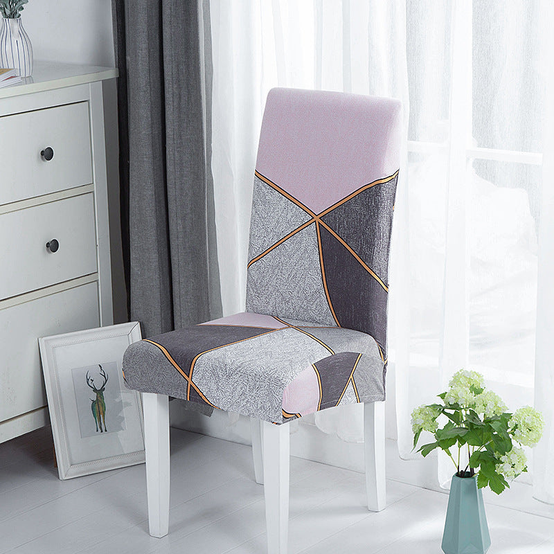 New Printed Elastic Chair Cover – Antifouling & Protective. Ideal for hotels and households. Available at Giggly Groves.