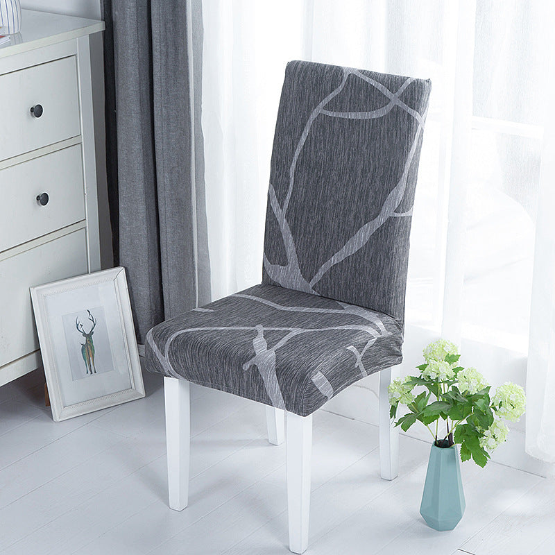 New Printed Elastic Chair Cover – Antifouling & Protective. Ideal for hotels and households. Available at Giggly Groves.