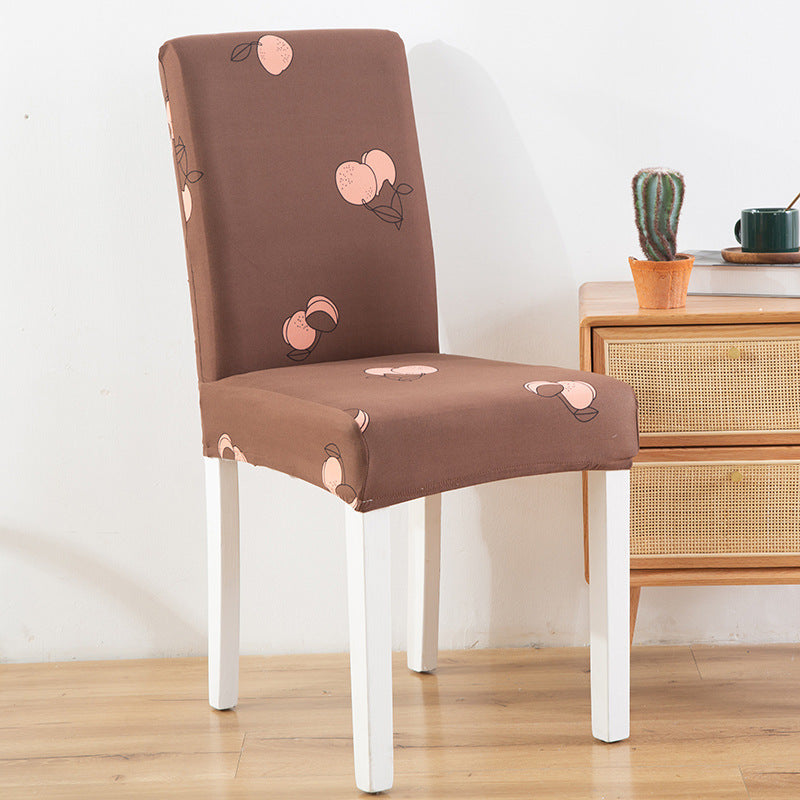 New Printed Elastic Chair Cover – Antifouling & Protective. Ideal for hotels and households. Available at Giggly Groves.
