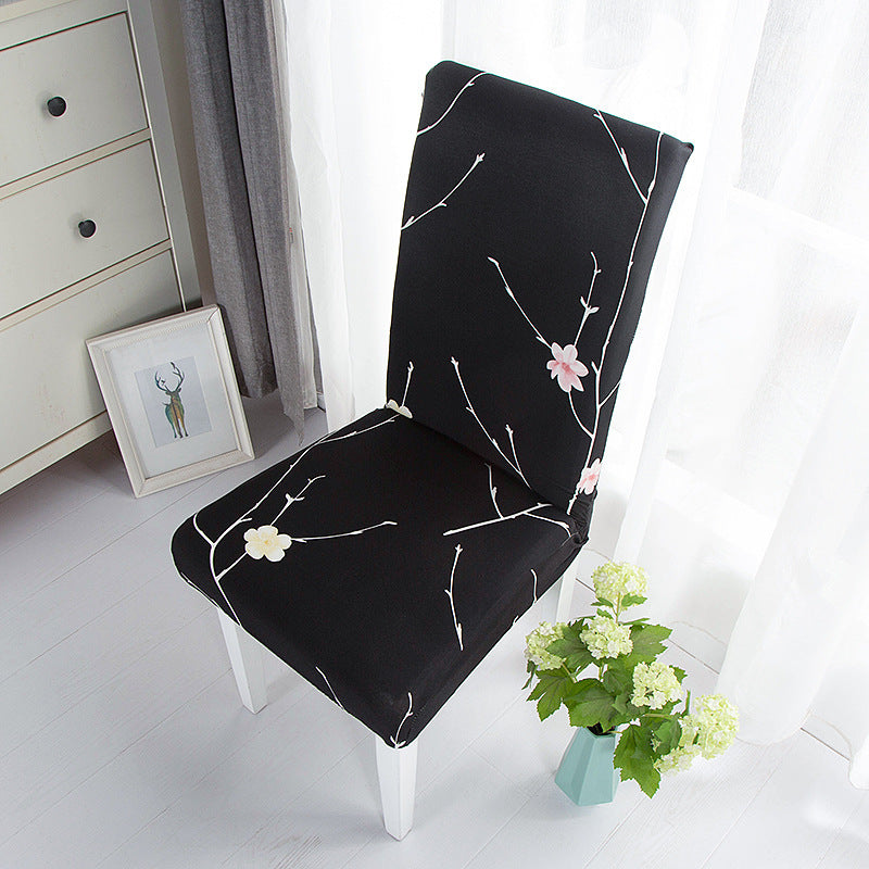 New Printed Elastic Chair Cover – Antifouling & Protective. Ideal for hotels and households. Available at Giggly Groves.