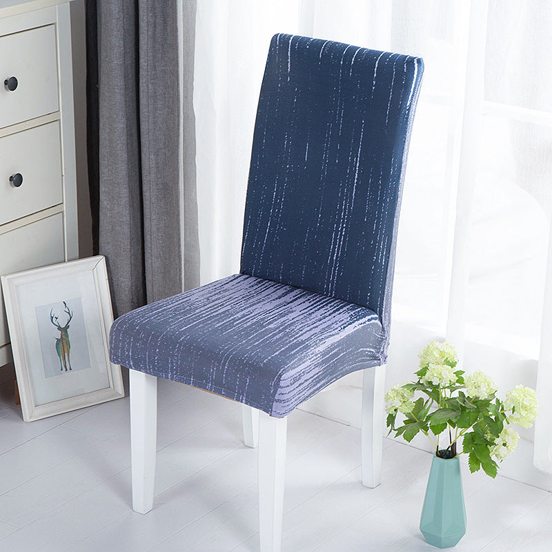 New Printed Elastic Chair Cover – Antifouling & Protective. Ideal for hotels and households. Available at Giggly Groves.