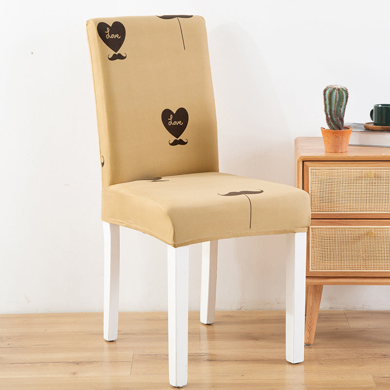 New Printed Elastic Chair Cover – Antifouling & Protective. Ideal for hotels and households. Available at Giggly Groves.