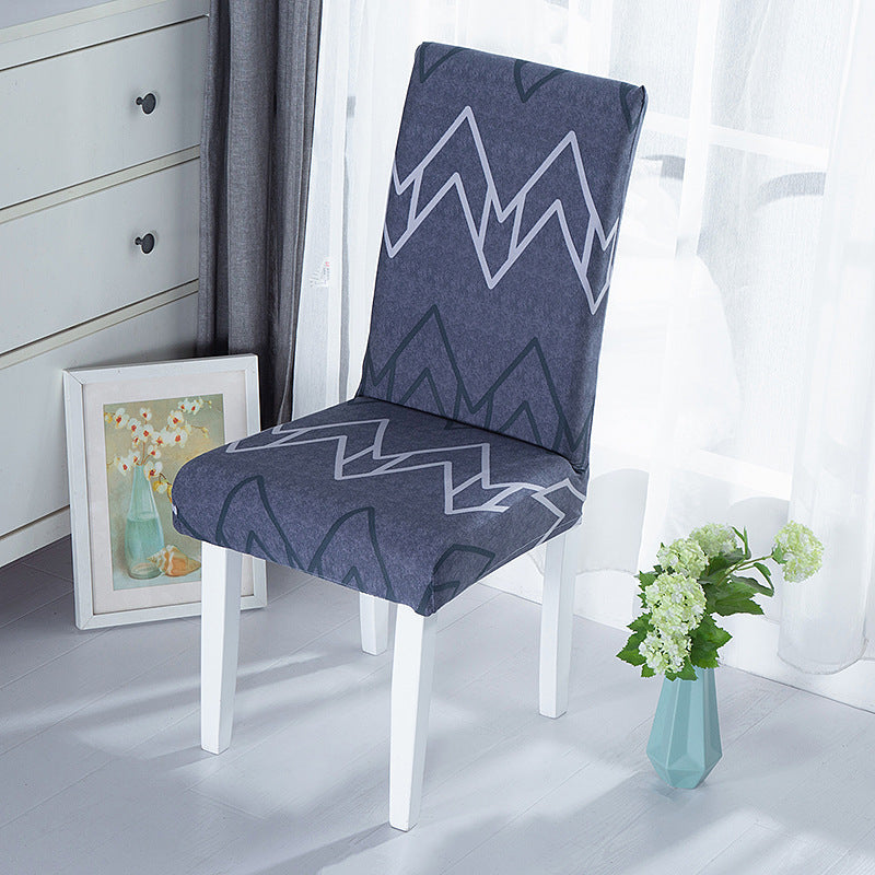 New Printed Elastic Chair Cover – Antifouling & Protective. Ideal for hotels and households. Available at Giggly Groves.