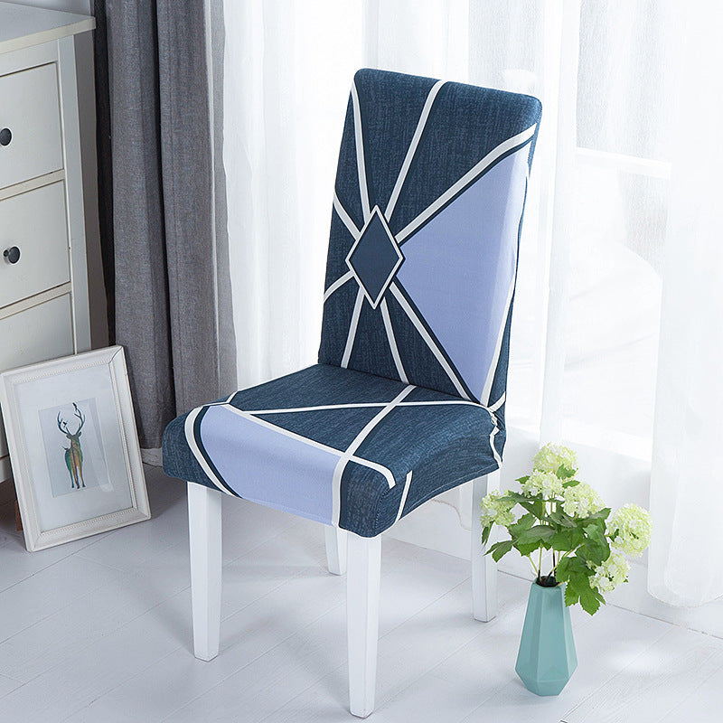 New Printed Elastic Chair Cover – Antifouling & Protective. Ideal for hotels and households. Available at Giggly Groves.
