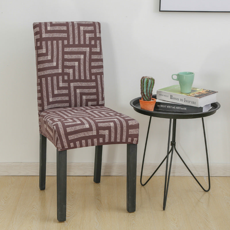 New Printed Elastic Chair Cover – Antifouling & Protective. Ideal for hotels and households. Available at Giggly Groves.
