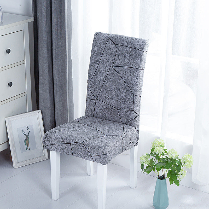 New Printed Elastic Chair Cover – Antifouling & Protective. Ideal for hotels and households. Available at Giggly Groves.
