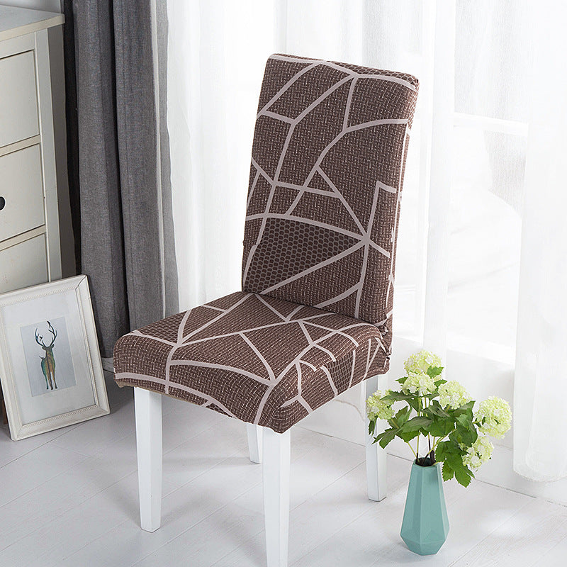 New Printed Elastic Chair Cover – Antifouling & Protective. Ideal for hotels and households. Available at Giggly Groves.