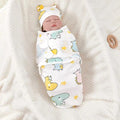 Adjustable Cotton Newborn Sleeping Bag Set - Giggly Groves 