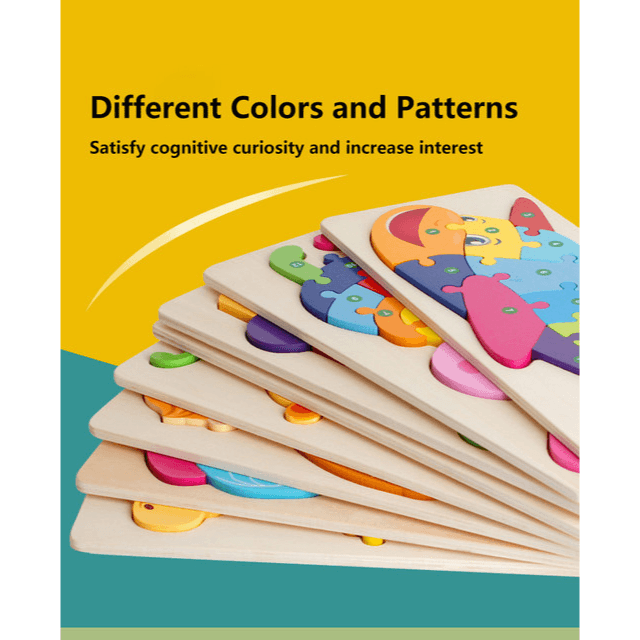 Engaging Animal & Vehicle Themed Wooden Puzzles - Giggly Groves