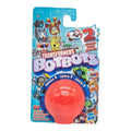 The image shows six Hasbro BOTBOTS Mini Transformers Blind Bags arranged in a star pattern. Each package features a different color (red, blue, green, orange, yellow) and contains a surprise mini transformer toy. The packaging is vibrant and eye-catching, making it an appealing gift for children.