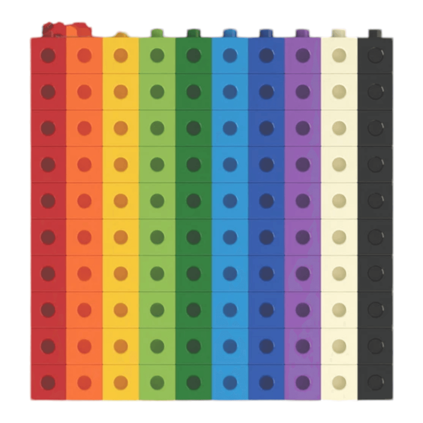 100-Piece MathLink Cubes Set for Kids - Enhance your child’s learning with this colorful, interlocking cube set. Perfect for STEM education, these cubes come in vibrant colors like red, yellow, green, blue, and orange, featuring numbers and math symbols. Ideal for developing fine motor skills and math proficiency. Packaged in a clear storage box for easy organization. A popular choice for interactive learning and educational play. Available now at Giggly Groves.