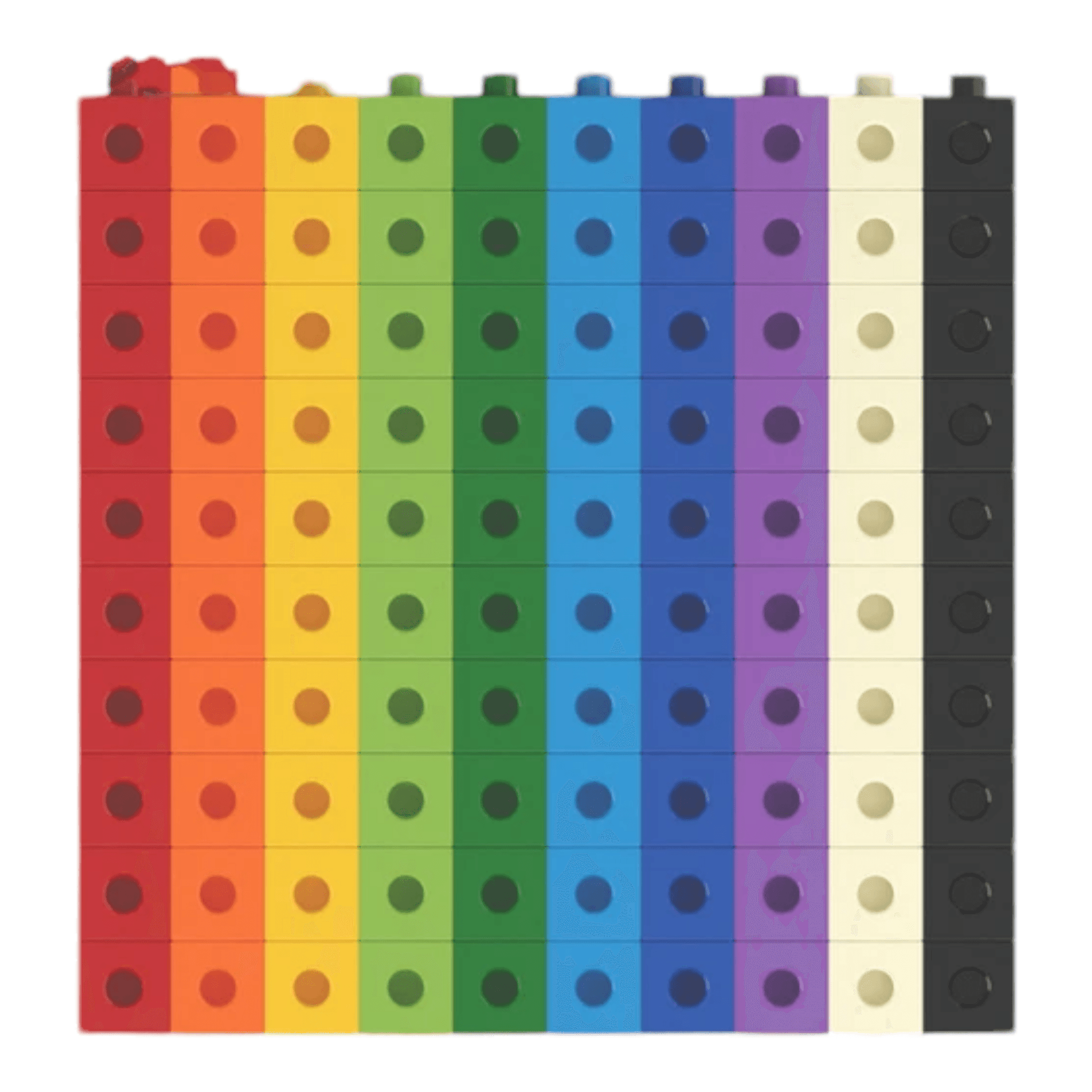 100-Piece MathLink Cubes Set for Kids - Enhance your child’s learning with this colorful, interlocking cube set. Perfect for STEM education, these cubes come in vibrant colors like red, yellow, green, blue, and orange, featuring numbers and math symbols. Ideal for developing fine motor skills and math proficiency. Packaged in a clear storage box for easy organization. A popular choice for interactive learning and educational play. Available now at Giggly Groves.